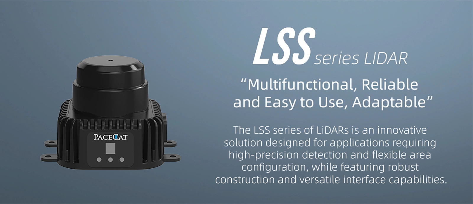 雷达英文详情 LSS系列 Pacecat-Photoelectric technology leading enterprises